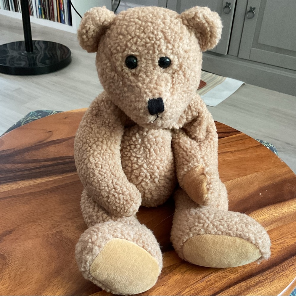 Vintage 1997 Original Boyd’s Bears Taupe Teddy Bear Plush Bean Bag Large EUC